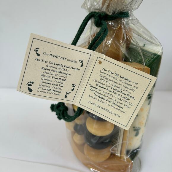 Earth Therapeutics Sole Mates Tea Tree Oil Foot Survival Kit Spa Gift Set NEW - Picture 6 of 6